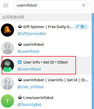 userinfobot